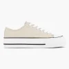 Dames Graceland Beige Canvas Sneaker