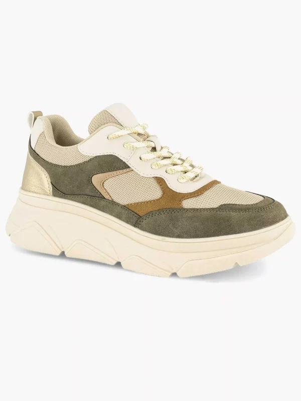 Dames Graceland Beige Chunky Sneaker