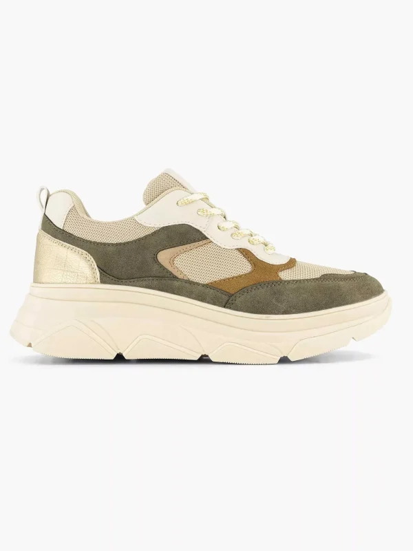 Dames Graceland Beige Chunky Sneaker