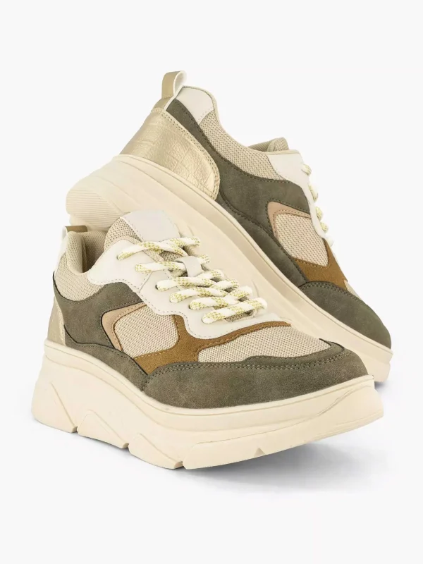 Dames Graceland Beige Chunky Sneaker