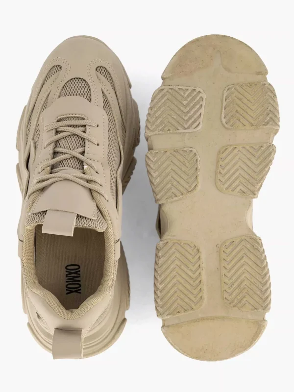 Dames Oxmox Beige Chunky Sneaker