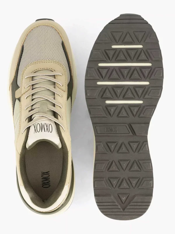 Heren Oxmox Beige Chunky Sneaker