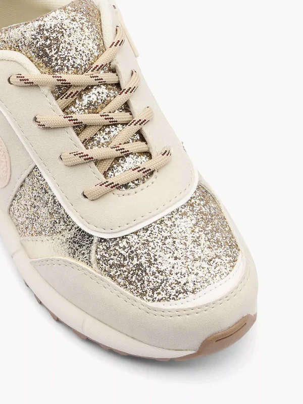 Kinderen Graceland Beige Chunky Sneaker Glitters