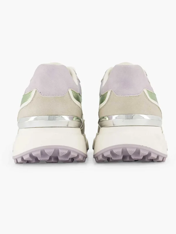 Dames Graceland Beige Chunky Sneaker Glitter
