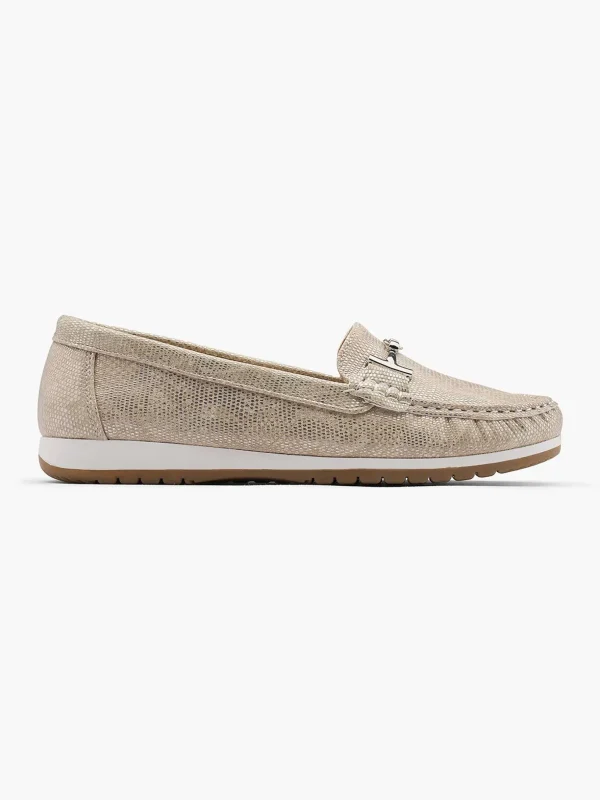 Dames Easy Street Beige Comfort Instapper