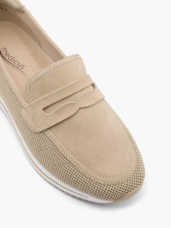 Dames Medicus Beige Comfort Instapper