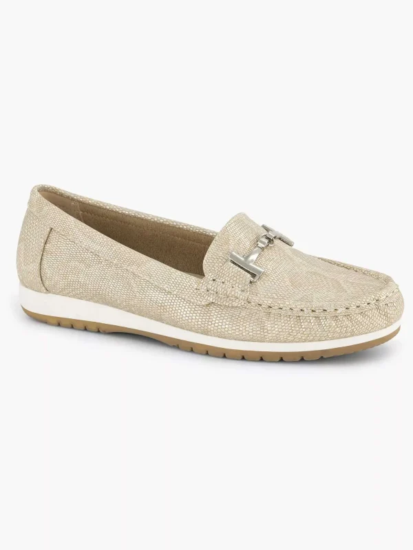 Dames Easy Street Beige Comfort Instapper