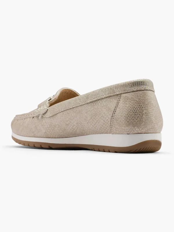 Dames Easy Street Beige Comfort Instapper