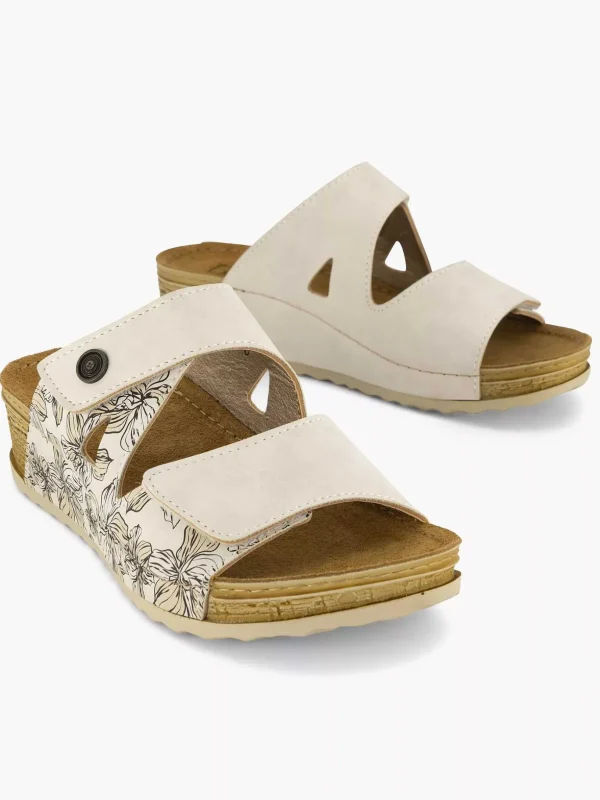 Dames Easy Street Beige Comfort Slipper