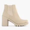 Dames Graceland Beige Enkellaars Hak