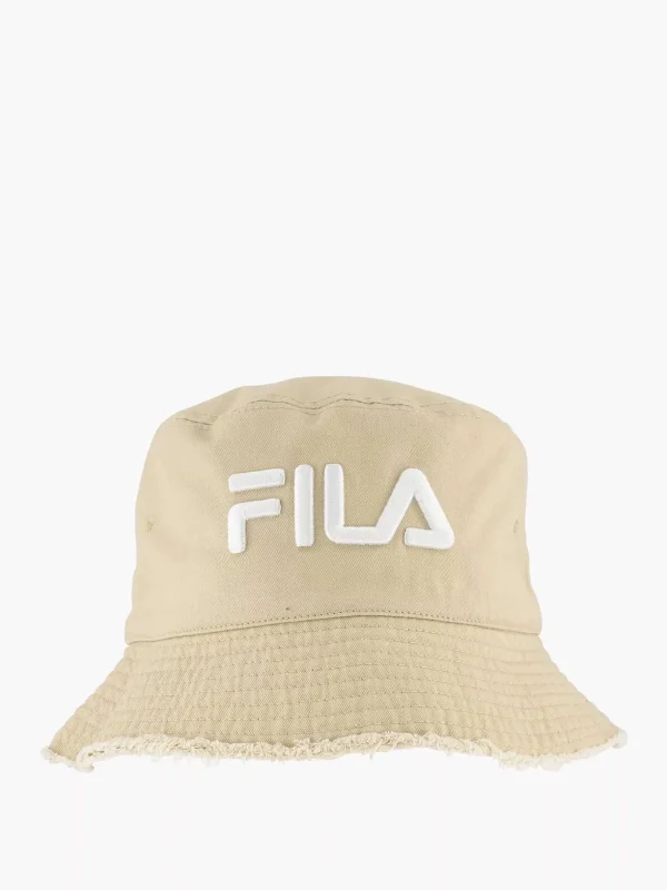 Dames FILA Beige Bucket Hat Mit