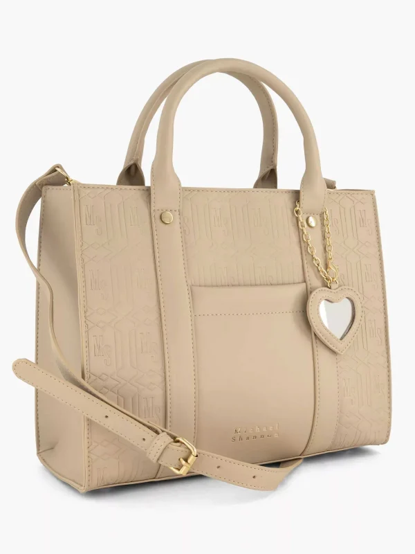Dames Michael Shannon Beige Handtas