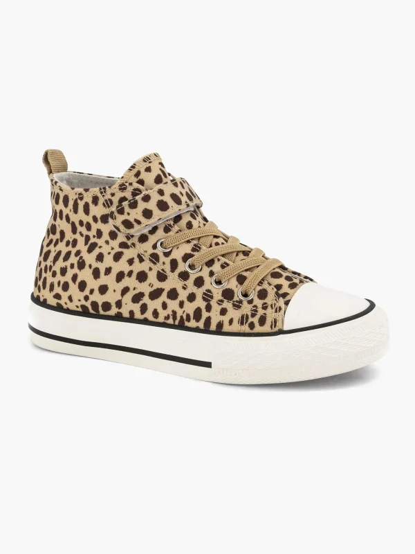 Kinderen Graceland Beige Hoge Canvas Sneaker
