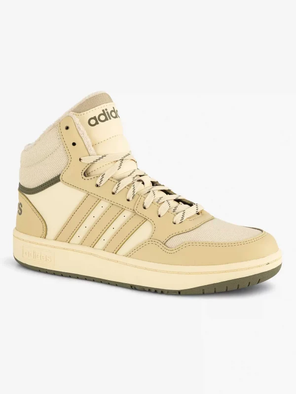 Kinderen adidas Beige Hoops Mid 3.0 K