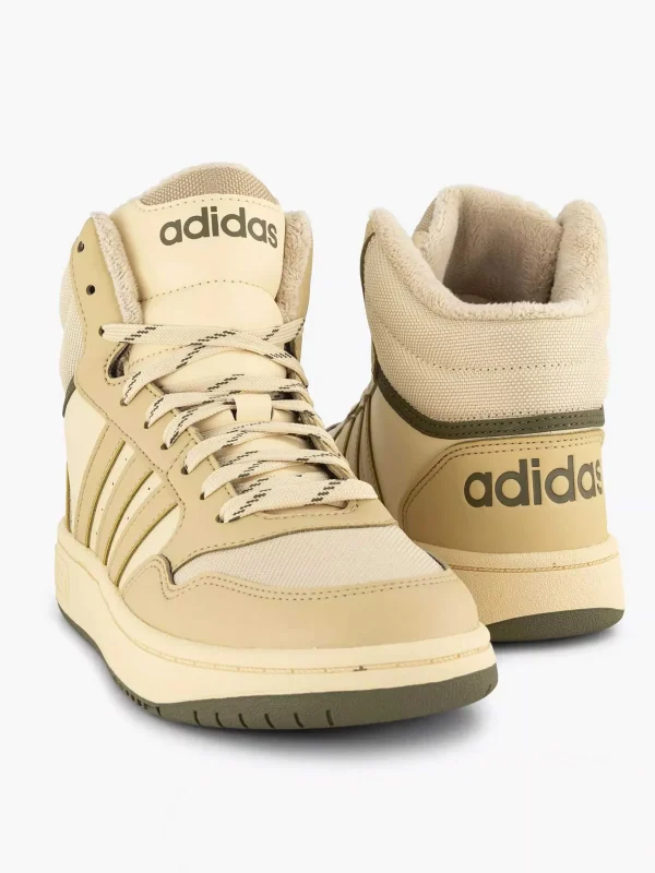 Kinderen adidas Beige Hoops Mid 3.0 K
