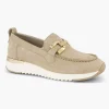Dames Medicus Beige Leren Comfort Instapper