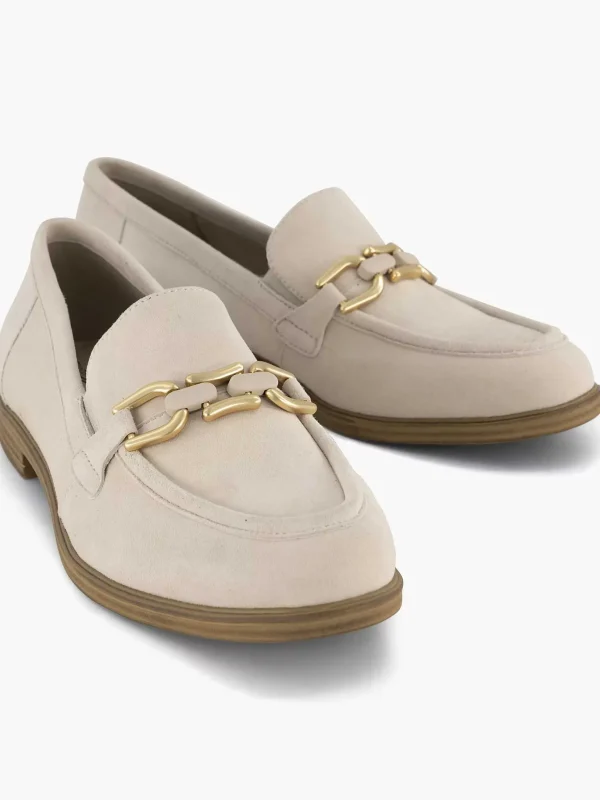 Dames Medicus Beige Leren Instapper