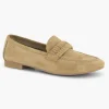 Dames Esprit Beige Leren Loafer