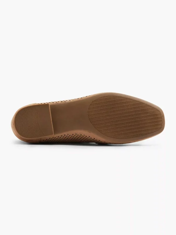 Dames Graceland Beige Loafer Sierketting