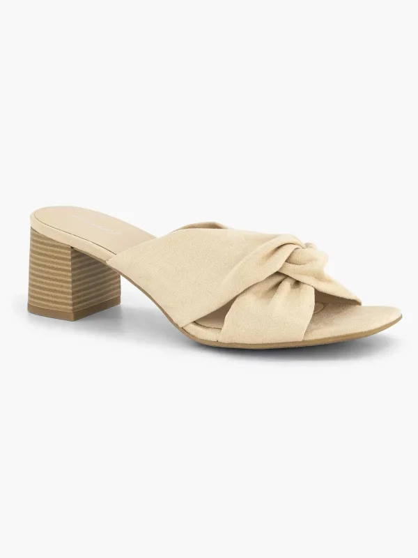 Dames Graceland Beige Muiltje Knoop