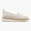 Dames Esprit Beige Platform Espadrille