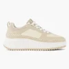 Dames Oxmox Beige Platform Sneaker