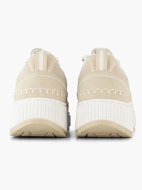 Dames Oxmox Beige Platform Sneaker