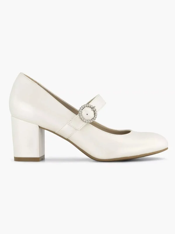 Dames Graceland Beige Pump Gesp