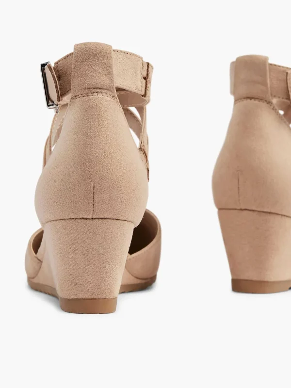 Dames Graceland Beige Pump Gesp
