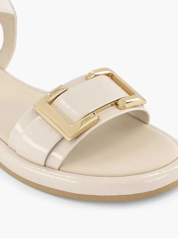 Dames Graceland Beige Sandaal Siergesp