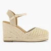 Dames Graceland Beige Sandaal Sleehak
