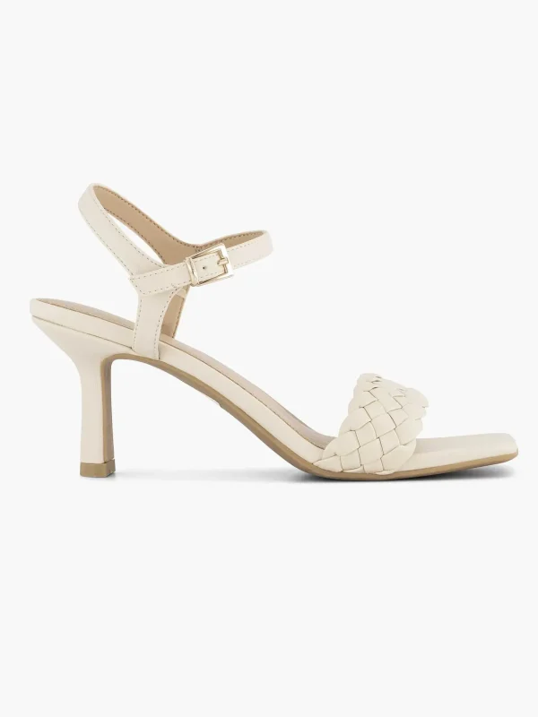 Dames Graceland Beige Sandalette Gevochten