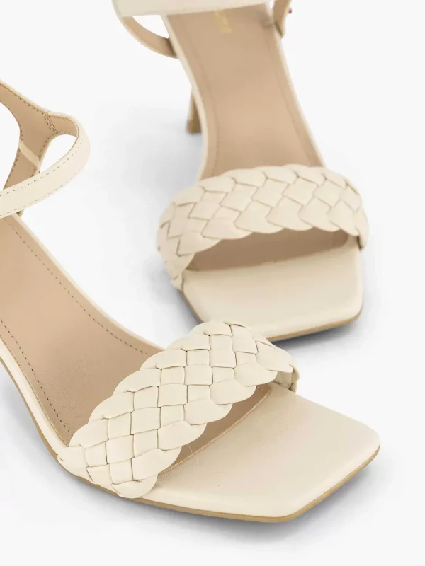 Dames Graceland Beige Sandalette Gevochten