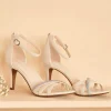 Dames Graceland Beige Sandalette Steentjes