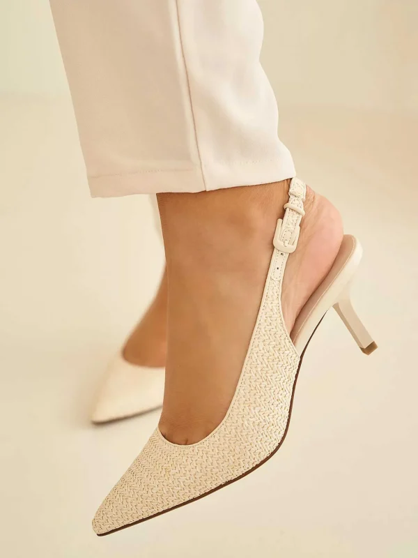 Dames Graceland Beige Slingback Pump