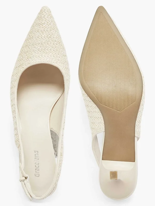 Dames Graceland Beige Slingback Pump