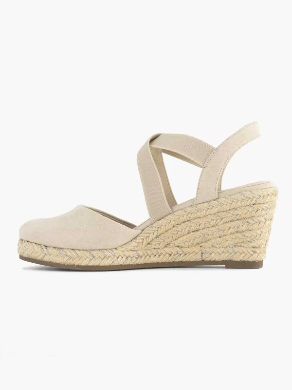 Dames Graceland Beige Slingback Sleehak