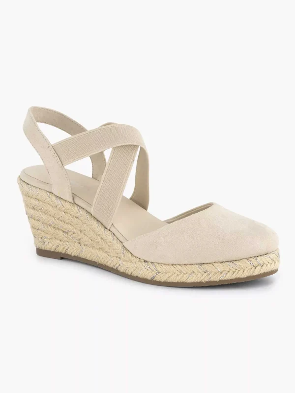 Dames Graceland Beige Slingback Sleehak