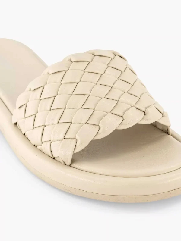 Dames Graceland Beige Slipper Gevlochten