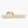 Dames Oxmox Beige Slipper Sierketting
