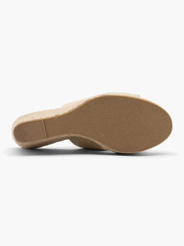 Dames Graceland Beige Slipper Sleehak