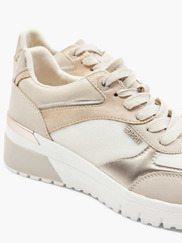 Dames Esprit Beige Sneaker