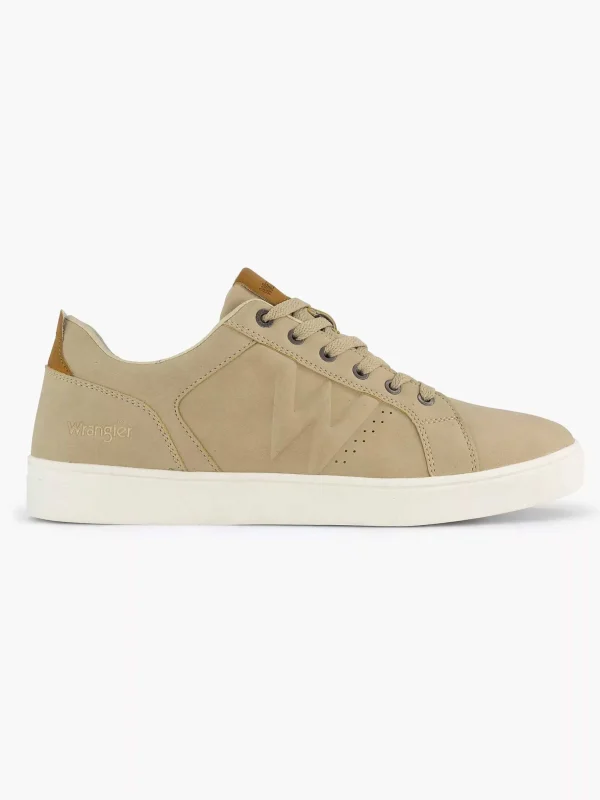 Heren Wrangler Beige Sneaker