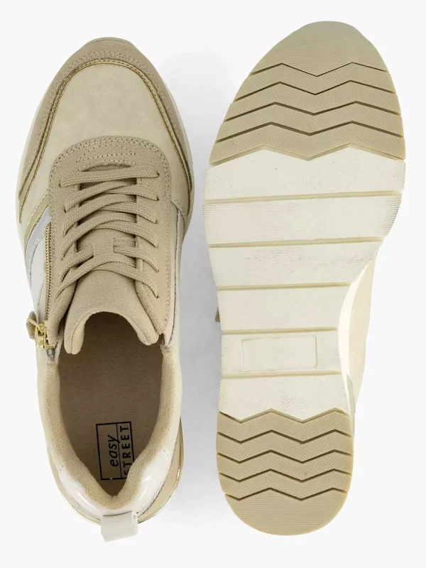 Dames Easy Street Beige Sneaker