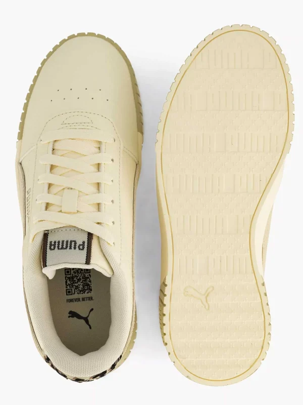 Dames Puma Beige Sneaker Carina 2.0 I Am The Drama