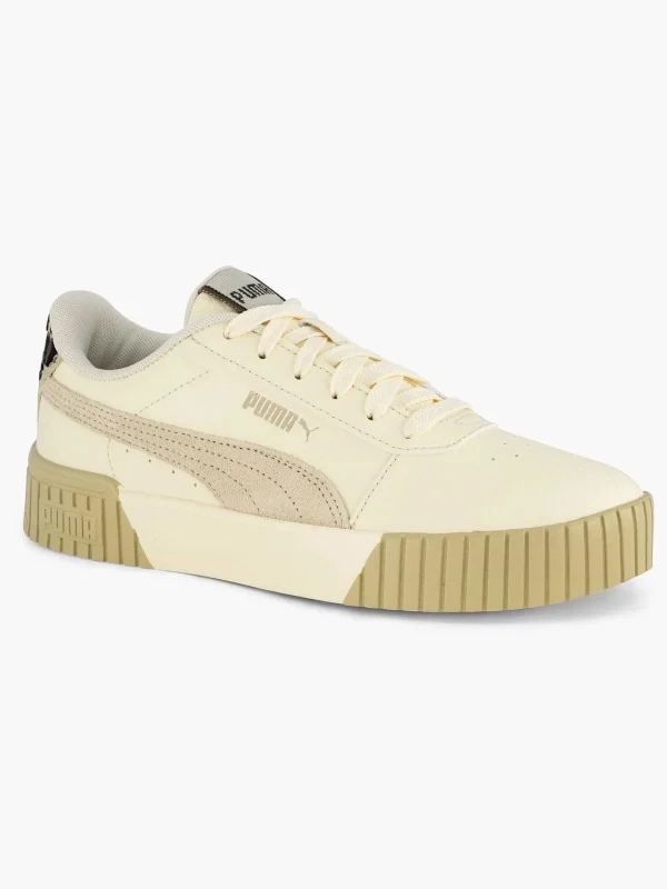 Dames Puma Beige Sneaker Carina 2.0 I Am The Drama