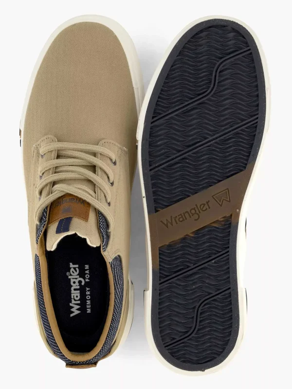 Heren Wrangler Beige Sneakers
