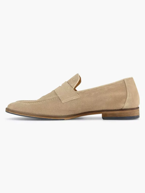 Heren AM SHOE Beige Suede Instapper