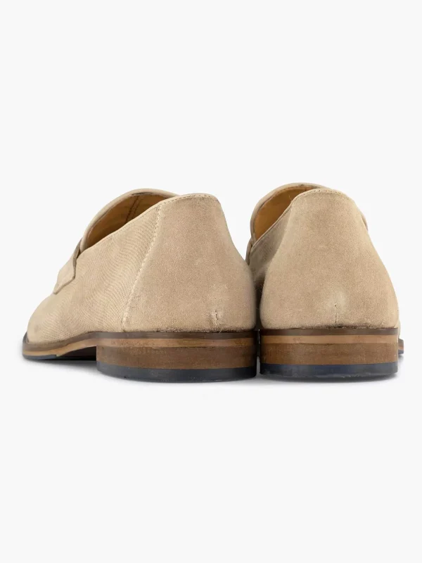 Heren AM SHOE Beige Suede Instapper