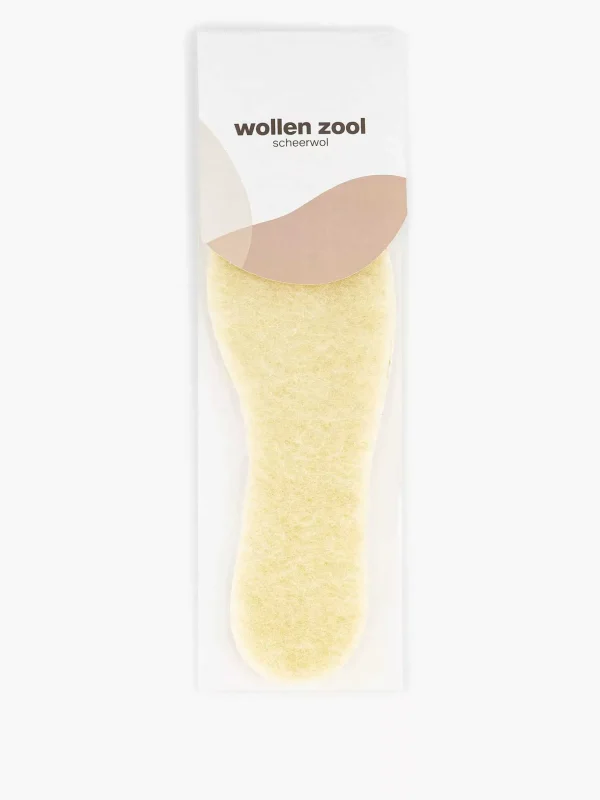 Kinderen vanHaren Beige Wollen Zool 36-41